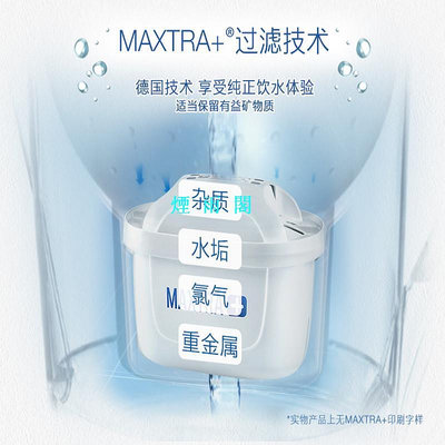 新品BRITA碧然德濾芯過濾凈水器家用濾水壺凈水壺Maxtra三代濾芯6只裝