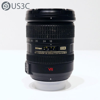【US3C-青海店】【一元起標】尼康 Nikon AF-S DX VR Zoom-Nikkor 18-200mm f3.5-5.6 G IF-ED 二手鏡頭