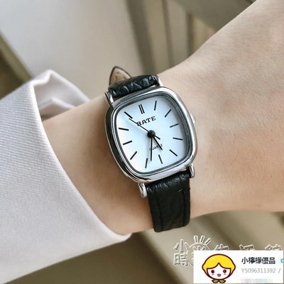 2021年新款女士手錶女款學生ins小眾設計輕奢簡約氣質皮帶小表盤