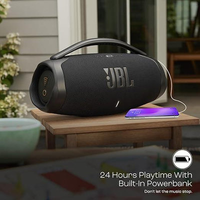 JBL BOOMBOX3音樂戰神3代無線藍牙音箱戶外便攜三分頻低音音箱 藍牙音響 無線喇叭