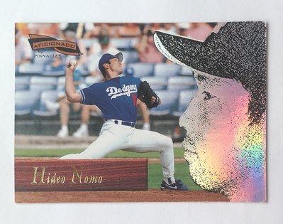 [MLB]1996 PINNACLE Aficionado 野茂英雄 Hideo Nomo 棒球卡
