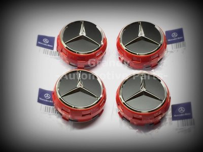 Mercedes Benz 原廠 賓士 AMG 紅色 輪圈蓋 輪圈 蓋子 For W176 C117 W205 全車系