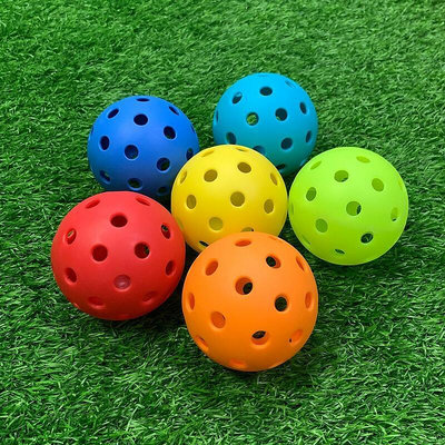 匹克球 室外 球洞洞球pickleball-tw 多色可選 40孔 兒童 教師 游戲 玩具球 優質