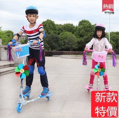 D189【多多百貨】兒童蛙式滑板車4-5-6-12歲寶寶滑滑車三輪搖擺剪刀車劃板車踏板車