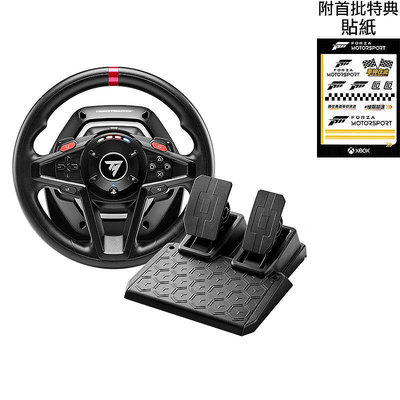 (超取免運費)THRUSTMASTER T128P 賽車方向盤 踏板 PS5 PS4 PS3 PC 台灣公司貨 附特典