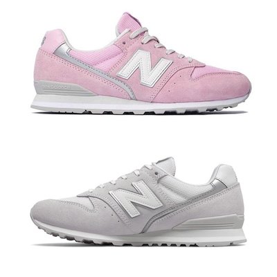 【正品】ISNEAKERS New Balance nb996 麂皮 網布 休閒鞋 淺灰 粉紫 兩色 女鞋 WL996CLD