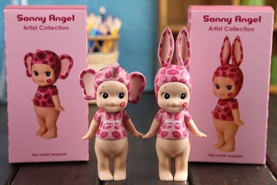BOxx潮玩~Sonny Angel 2款動物馬卡龍 Q比 2013限定天使丘比特吻痕唇印兔子大象