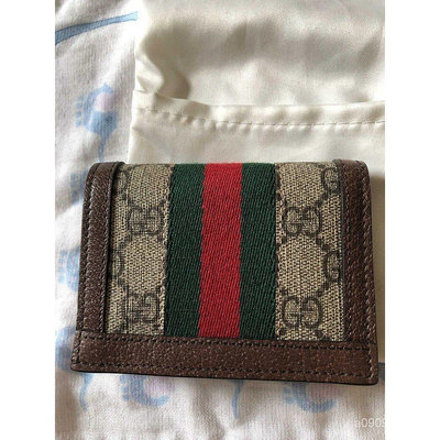 直購#GUCCI 皮夾 Ophidia GG Card Case 523155 新款經典Logo短夾 卡包