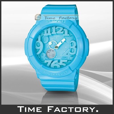 【時間工廠】全新 CASIO BABY-G 霓虹LED造型腕錶 BGA-130-2