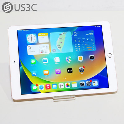 【US3C-青海店】【一元起標】台灣公司貨 Apple iPad Pro 9.7吋 128G WiFi 玫瑰金 Touch ID A9X晶片  二手平板