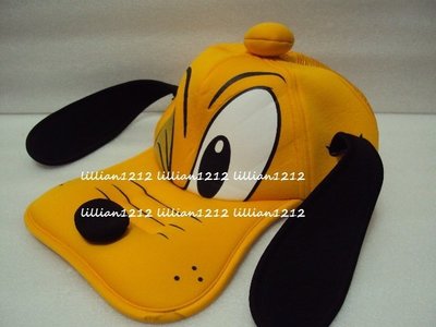 日本東京迪士尼disney限定布魯托大頭大嘴造型帽