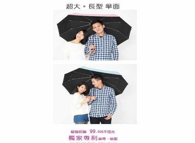 雙人傘 超完美親子雙人色膠自動開收傘-2支只賣899元-不透光.超防潑水【同同大賣場】防風晴雨傘