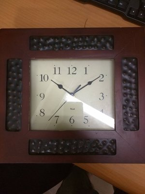 【Timezone Shop】精工 11.5" 寸 厚典雅原木掛鐘 clock/掛鐘/時鐘