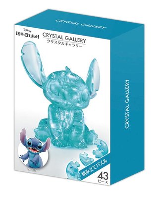 7618 3D立體塑膠透明水晶43片日本進口拼圖 STITCH 史迪奇 星際寶貝