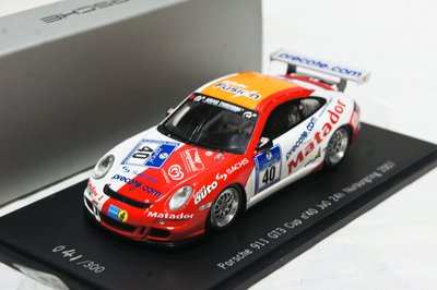 【現貨特價】保時捷原廠 1:43 Porsche 911 997 GT3 Cup No.40 紐柏林 2007 ※限量※