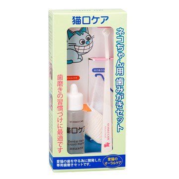 [喵皇帝] 日本 Mind Up 貓用潔牙組合包 口腔清潔一次買齊