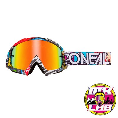 𝕸滑胎實驗室𝖃 ONeal® B-10 Goggle Crank Multi  美國 護目鏡 電鍍片