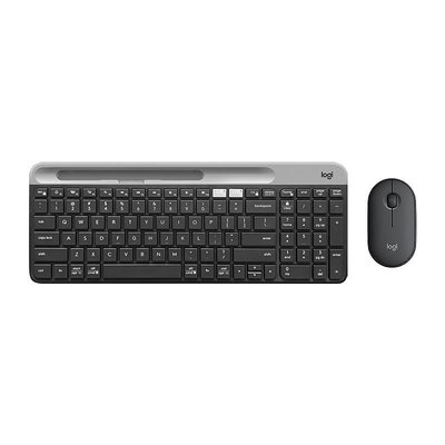 鍵盤 羅技K580鍵盤Pebble鵝卵石靜音鼠標電腦辦公輕薄鍵鼠套裝