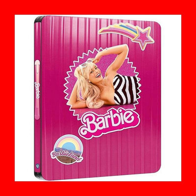 【4K UHD】芭比4K UHD+BD雙碟限量鐵盒版(台灣繁中字幕)Barbie