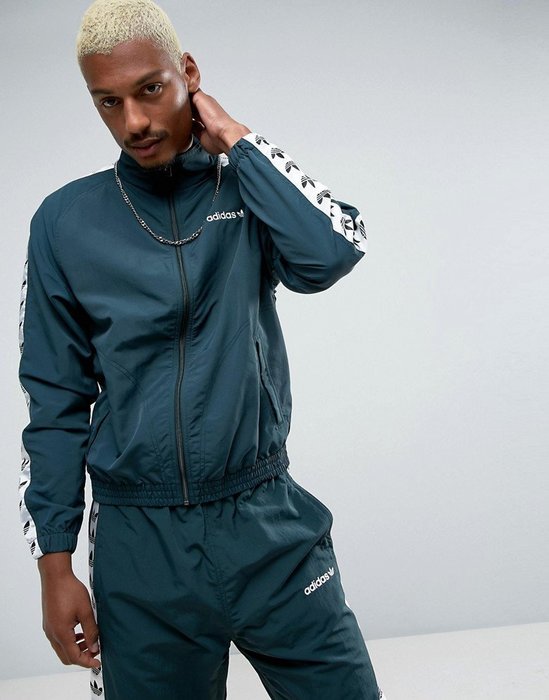 Adidas Originals Adicolor TNT Tape Wind Jacket 三葉草墨綠風衣外套| Yahoo奇摩拍賣