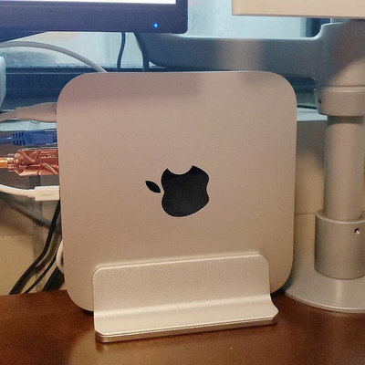 適用蘋果mac mini主機立式支架MacBook pro筆記本散熱托架收納架