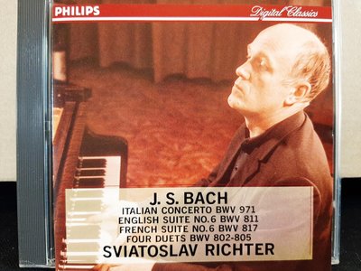 Richter,Bach-Italian.c,English&French Suite,Four Duets etc李希特，巴哈-意大利協奏曲，英國&法國組曲等
