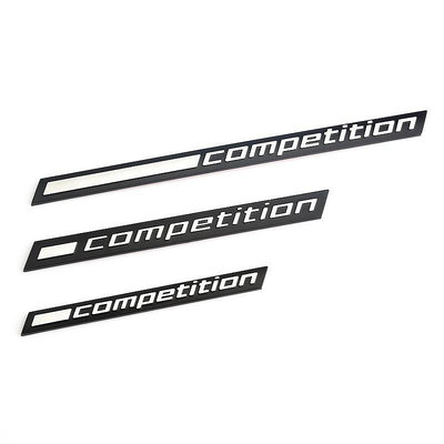 BMW 比賽貼紙適用於寶馬後備箱標誌擋泥板側面標誌字母徽章適用於 X1 X3 X4 X5 X6 X7 M M1 M2 M