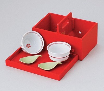 =86號店= 日本 有田燒 日本製 茶杯組筷架組  4件組禮盒裝