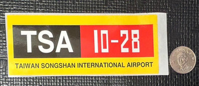 RBF現貨 TSA STICKER 松山機場 貼紙 S30-TSA