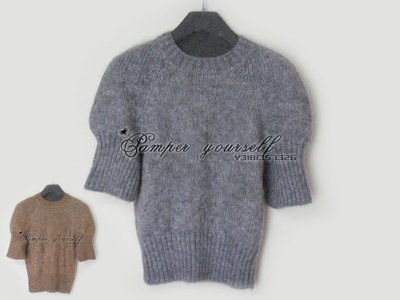 全新 法國 真品 HERMES 愛馬仕 女士 羊毛 毛衣 針織衣 冬季 保暖 秋季短袖 義大利製造