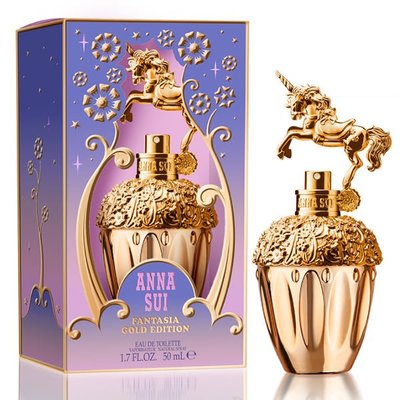 【美妝行】ANNA SUI 安娜蘇 童話金色獨角獸 女性淡香水 50ML 剪盒 TESTER