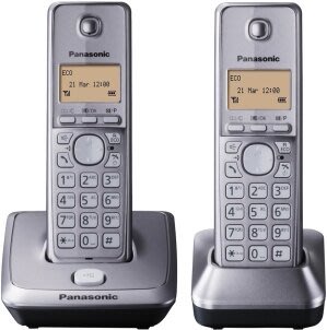 Panasonic 國際牌 DECT無線電話-銀灰 (KX-TG2712TWM)