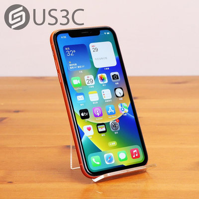 【US3C-板橋店】【一元起標】公司貨 Apple iPhone XR 128G 6.1吋 珊瑚色 Face ID 4G手機 1200萬畫素 蘋果手機 二手手機