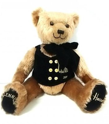Harrods哈洛氏 年度精裝熊-2000千禧年紀念熊 泰迪熊-海軍風～絕版、限量