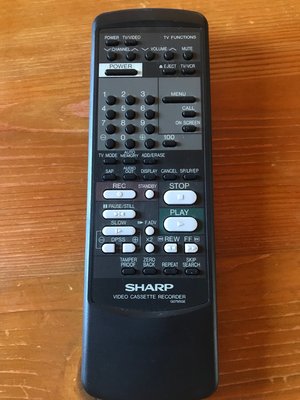 Sharp VHS錄放影機遙控器 G0795GE