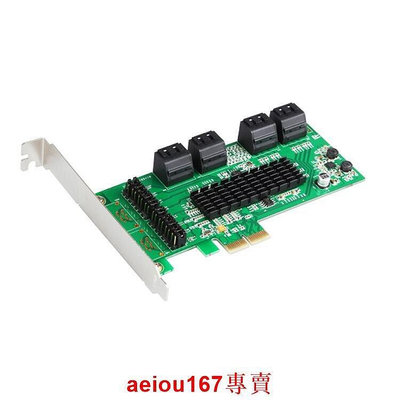 現貨樂擴 PCI-E轉SATA36G擴展卡 8口內置SATA3擴展卡 Marvell芯片滿三百出貨