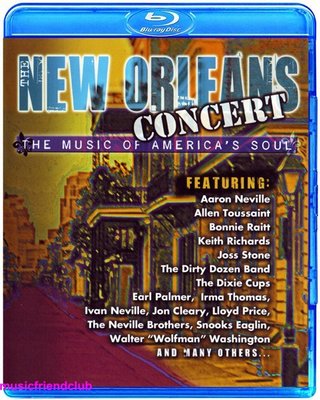 高清藍光碟  New Orleans Concert 新奧爾良靈魂與藍調演唱會 (藍光BD25G)