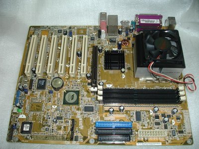 【電腦零件補給站】華碩A7V600-X主機板 + AMD Athlon XP 2600+CPU含風扇