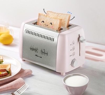 新品 -早餐機 Bear/小熊DSL-A02W1烤麵包機全自動家用早餐2片吐司機土司多士爐AMXP