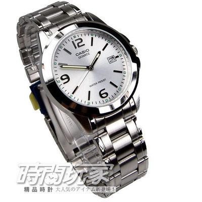 CASIO卡西歐 MTP-1215A-7A 簡約指針錶 銀白色面 不鏽鋼 男錶 【時間玩家】