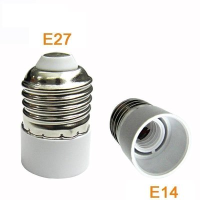 E14燈轉E27燈座 E27轉E14燈泡轉接頭 轉換頭 燈頭 DIY LED 另有E14轉E27
