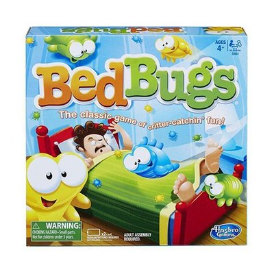 大安殿實體店面 附中文說明書 瘋狂臭蟲遊戲組 Bed bugs 反應遊戲 Hasbro正版益智桌遊