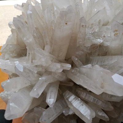 [友克鑫礦業]ac579約11.66kg白水晶簇 水晶簇 淨化消磁 天然水晶 白水晶柱 水晶柱 原礦 原石