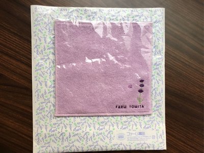 全新日本北海道帶回富田農場薰衣草紫色手帕