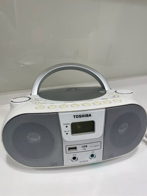 TOSHIBA 東芝 手提式 mp4 usb CD音響 TX-CRU10