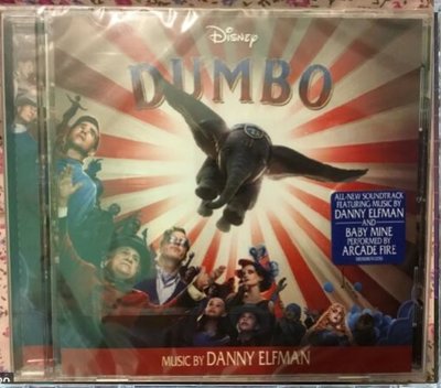 歐版CD迪士尼電影原聲帶《小飛象》／Dumbo全新未拆