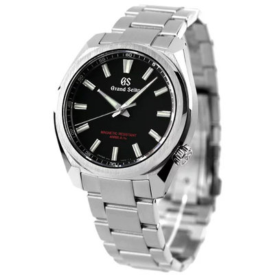 預購 GRAND SEIKO GS SBGX343 精工錶 40mm 強化耐磁 黑色面盤 鋼錶帶 男錶女錶