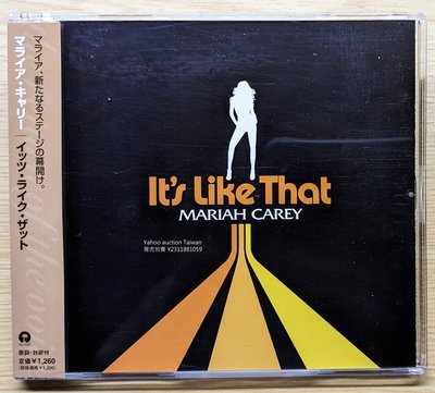 日版混音CD！附側標 Mariah Carey 瑪麗亞凱莉 It's Like That Remixes 單曲