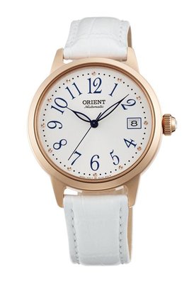 [時間達人]可議ORIENT 東方錶 ELEGANT系列 花漾時光機械腕錶 FAC06002W 白玫色 機械錶 水晶面