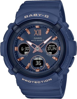日本正版 CASIO 卡西歐 Baby-G BGA-2800-2AJF 女錶 手錶 電波錶 太陽能充電 日本代購